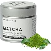 Pure Ceremonial Matcha from Japan - Original First Harvest Green Tea - 100% Natural and Lab Analyzed (40g)