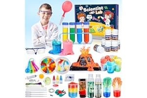 Gifitizi 80+ Experiences Scientifiques Enfants, STEM Kits Educatifs de Sciences, Jeux Educatifs Manuelles, Cadeau Enfant 5-12 Ans Jouet Enfant 5 6 7 8 9 Ans Garçon Cadeau Jouet Enfant 6 7 8 Ans Fille