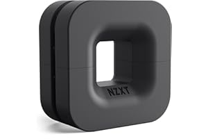 ‎NZXT NZXT Puck - Cable Management and Headset Mount - Compact Size - Silicone Construction - Powerful Magnet for Computer Case Mounting - Black