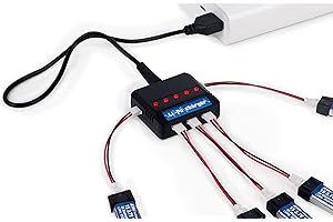 SummitLink 150mah 1s 3.7v 25c Lipo Battery (5 Port Charger) (1 Set)