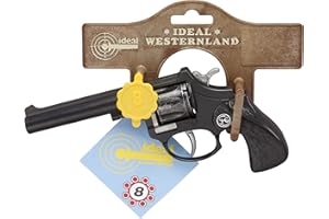 BAUER SPIELWAREN J.G. Schrödel 1012881 – R88 pistolet 8 strzałów na testerze, 18 cm