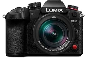 Panasonic DC-GH6L Lumix hybrydowy aparat bezlusterkowy + H-ES12060E 12-60mm, F2.8-4.0 (Live MOS 25.2MP, Venus Engine, wideo 10-bit HFR/VFR), czarny