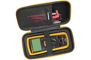 RLSOCO Hard Case for Fluke 1503/1507/1508/1587 FC/1577 Insulation Resistance Tester & Fluke 789/787b/787 Process Meter/ 283FC/28 II Meter (Case Only)