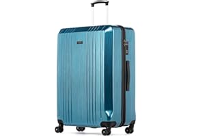 FERGÉ XL Großer Koffer Hartschale mit TSA Schloss Cannes Rollkoffer Reise-Koffer Hartschalenkoffer Trolley 4 Rollen