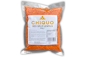 Chiquo Red Split Lentils - 500g | Masoor Dal | High Protein