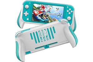 MEQI Grip Case Kompatibel mit Nintendo Switch Lite, Bequeme und ergonomische Gaming Portable Protective Handheld Cover - Zubehör für Switch Lite Konsole 2019 Release