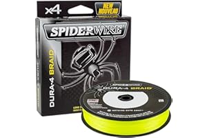 Spiderwire Filo da Pesca Dura 4 Yellow 0.12mm 150m Trecciato PE Dyneema Mare Spinning Surfcasting Carpfishing