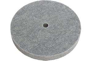 Yetaha 1PC Nylon Fiber Buffing Wheel, 200MM, Gray, For Angle Grinder, 180# Grit