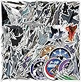 50 Pcs Fighter Stickers Waterproof Cool Jet Plane Stickers for Laptop Bicycle Luggage Skateboard Scrapbook Cars Water Bottle Computer Phone Guitar,Vinyl Funny Cartoon Decals for Teens Kids Adults