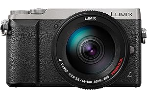 Panasonic Lumix GX80H | Appareil Photo Hybride Compact + Objectif Lumix 14-140mm (Capteur 4/3 16MP, Double stabilisation, Viseur, Écran inclin. tact., AF DFD, Vidéo 4K) Silver – Version Française
