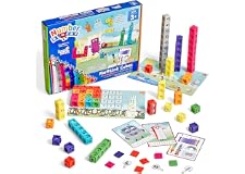 hand2mind Numberblocks MathLink Cubes 1-10 Activity Set, 30 Numberblocks Activities Linked to TV Episodes, 100 NumberBlocks C