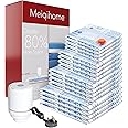 16 Pack Vacuum Storage Bags with Electric Air Pump,4 jumbo, 4 large, 4 midium, 4 small bags Airtight Compression Bags for Clothes, Pillows, Comforters, Blankets, Bedding