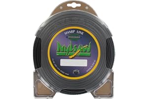 GREENSTAR NYLSAW - Fil Nylon - Ø 3,5mm - L 27m - Fil Haute Performance - Profil en Forme de Lame Dentelée - Coupe Nette Et Précise - Efficace Sur Tous Types De Terrains