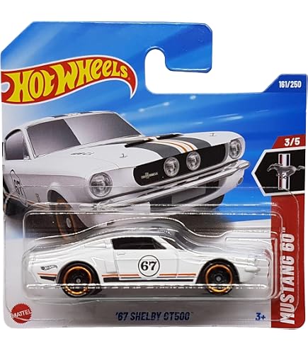 Hot Wheels 2020 Ford Mustang Shelby GT500 – Muscle Mania 1/10 Short Card, Échelle 1/64