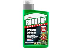 Roundup Tough Weedkiller, Concenrate, Makes up to 100 Litres, 1 Litre