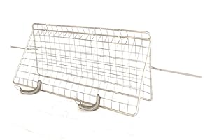 ALLEGRI Parrilla para utilizar con un asador rotatorio eléctrico cm 70 x 22 longitud cm 95