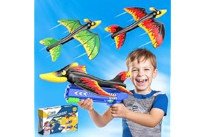 HAPPYKIDSCLUB Bambini Aereo Giocattolo,Aereo PolistiroloRegalo Bambino 4 5 6 7 8 9 10 Anni Maschio Giochi Bambino 4-10 Anni Maschio Giocattoli Bambino 4-10 Anni Aereo Polistirolo per Bambini Palla Volante