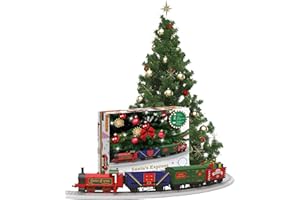 Hornby R9368M Santa's Express Christmas Train Set - Analogue OO Gauge 1:76 Scale Model Railway, Steam Trains Gift for Men, Women & Kids - Rechargeable, Tree Decoration, Electric Locomotives for Adults