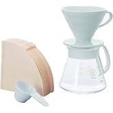 Hario V60 02 Seramik Kahve Demleme Seti &ldquo;Beyaz&rdquo;