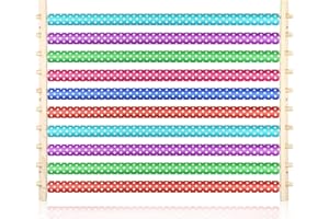 Kigley 10 Tier Ribbon Holder Organizer Rack Wood Wrapping Paper Display Rack Large Gift Wrapping Paper Storage Organizer Easy Wall Mount Wrapper Storage