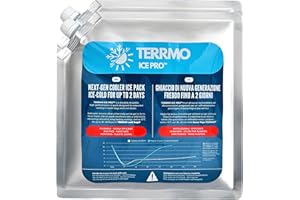 TERRMO Ice Pro™ 1–4 Pz. Mattonelle Ghiaccio per Borsa Frigo e Frigo Portatile | Lunga Durata fino a 24–72h | Siberini, Accumulatore di Freddo, Blocchi Ghiaccio Sintetico Riutilizzabile; Grande & Mini