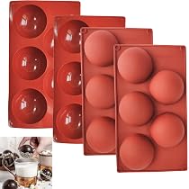 Kleine Halbkugel-Silikonform – 2 Stück, Je 288 Löcher (5 Mm), Für Schokolade, Pralinen & Gelee