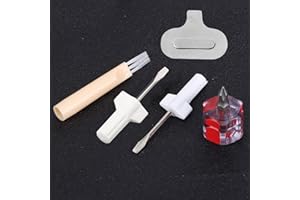 KUESN Sewing Machine Repair Kit 5Pcs Sewing Machine Screwdriver Thread Removal Tool Include Screwdriver Thread Removal Slot Screwdriver and Cleaning Brush