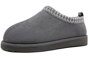 SMajong Chaussons Femme Homme Hiver Peluche Pantoufle d'intérieur Confort Chaud Chaussures pour la Maison extérieur 36-46 EU