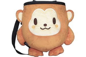 Rockbuddy Chalk Bag for Rock Climbing - Bouldering Chalk Bucket with Quick-Clip Belt, Zipper Pocket and Brush Holder