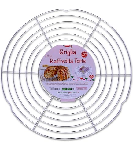Grille De Refroidissement Ronde En Acier Inoxydable 201 – Diamètre 16,5 Cm – Pour Pâtisseries, Grillades, Cuisson – Pieds Stables