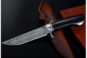 Perkin Coltello da caccia fodero in acciaio Coltello da caccia artigianale HBF