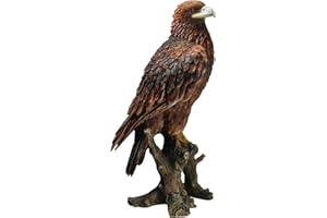 Vivid Arts Gartenfigur, Gartendekoration Steinadler aus Kunstharz