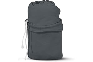 A ATH COLLECTION AATH Collection Baby Sling Wrap Extra Stretchy Premium Baby Carrier, Multi-Purpose, Easy to Wear, Suitable from Birth to 3Years (Grey)