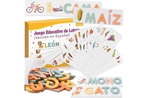 Tosekry Juguetes Niños 3 4 5 6 7 8 Años, Aprender a Leer Juegos Educativos Niños 3-8 Años Regalo Niña 3-8 Años Juguetes Montessori