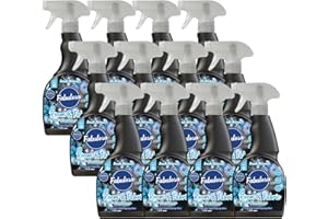 Fabulosa Multi Purpose Room and Fabric Antibacterial Disinfectant and Sanitising Cleaning Spray, 500ml, 12 Pack, Fresh Breeze,Packaging may vary