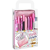 Kit Scrittura BIC My Summer Collection - Penne Gel, Matita, Evidenziatore Rosa, In Scatola Metallica