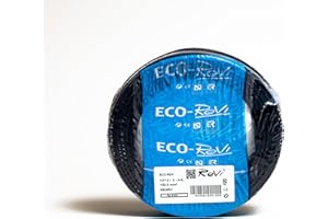 REVI Cable FLEXIBLE LSZH (LIbre de Halógenos) H07Z1-K(AS) 1 x 2,5 mm² 25 m (Negro)
