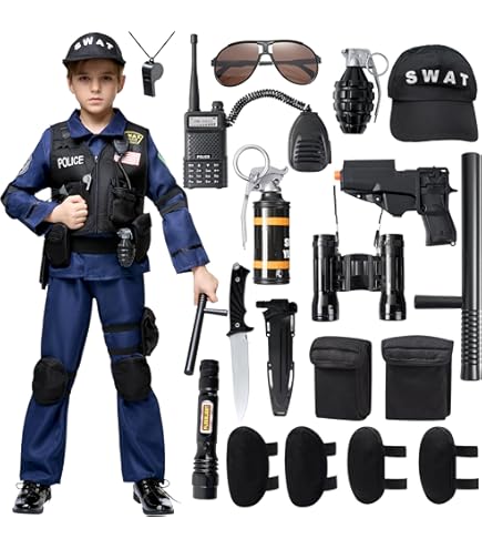 W WIDMANN MILANO Party Fashion - Costume enfant policier, agent de