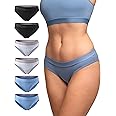 DANISH ENDURANCE Women's Knickers, Organic Cotton Underwear, Panties, Soft Ladies Pants, Comfortable Bikini Briefs, For Daily Wear, 3 or 6 Pack
