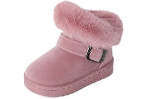 MK MATT KEELY Stivali Neve Bambina Scarpe Stivaletti Invernali Ragazze con Suola Antiscivolo in Gomma e Fodera Calda