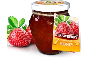FRUIT JAR Natreen jam made from regional fruits with natural honey, no sugar jam, no preservatives, healthy choice for breakfast, snack or baking, gluten-free fruit jam