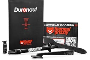 Thermal Grizzly Duronaut - 2 Gram - Enhanced Durability & High Performance Thermal Paste - for Maximum Thermal Conductivity While Overclocking CPU/GPU/PS4/PS5/Xbox