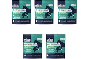 Poultice for Horses | Veterinary Hoof and Wound Poultice, 15cm x 14cm, (5 Pack) | For Abscess, Swelling, Infection and Inflammation | Hot Cold or Dry Use | PolDress by VetSet