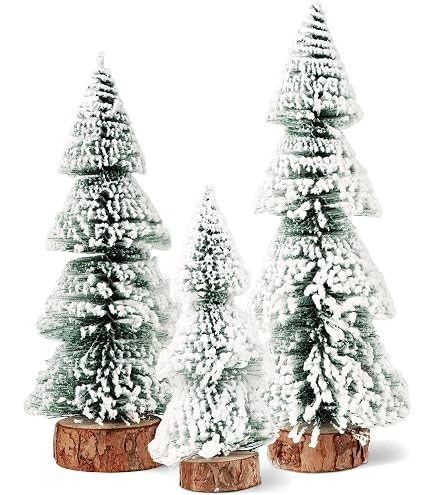 Matches21 Decorazione Natalizia – Due Alberi Di Natale In Vetro Argentato Per Tavolo, Elegante Set Invernale Per La Casa