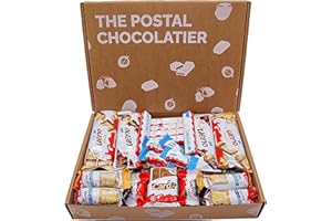 THE POSTAL CHOCOLATIER Chocolate Bueno Hamper Box with White Chocolate, Hippo, Bueno, Large Variety Premium Selection Box For Kinds, Him and Her, Birthday, Celebrations, Last Minute Gifts