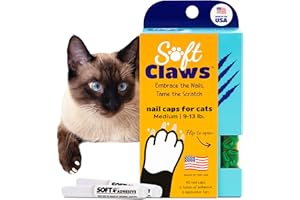 Soft Claws Inc Feline Weiche Krallen Katze Nagel Kappen take-Home-Kit, mittelgroß, Grün