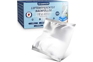 Koopmann® 10x Luftentfeuchter Granulat 400g Nachfüllbeutel Set – Nachfüllpack für alle Luftentfeuchter Entfeuchter - Nachfüll-Beutel Schimmel- und Geruchsschutz