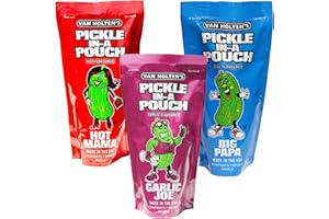 TLT FOODS - Van Holten's - Surtido de pepinillos gigantes americanos encurtidos (3 unidades)