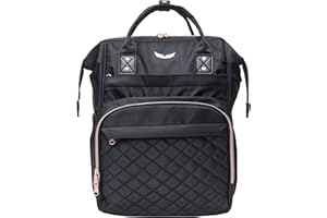Mad Ally Leisure Backpack for Women and Men | Modern Design, Rose Gold Zippers, USB Charging Port | Durable, Versatile | Ideal for Travel, Work, School, Gym | Estimated Capacity 20lbs | Black and Grey