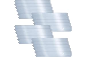 VOUNOT Rasenkante verzinkt Metall 20m, verzinkt Beeteinfassung Beetumrandung Mähkante, Länge 100cm Höhe 18cm, 20 Stück